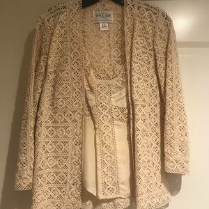 Oscar de la Renta blouse and camisole